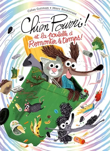 Chien pourri poubelle à - et,