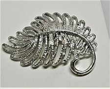 BIJOU VINTAGE BROCHE FEUILLE