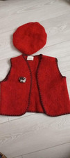 Gilet sans manche et son béret « La Carde » 4/5 ans