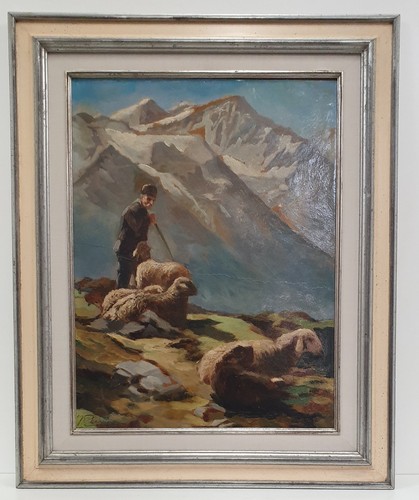 Tableau huile sur - huile, panneau