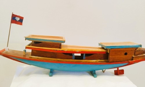 Bateau jonque laotienne - jonque,