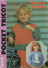 Livret de tricot vintage - Pocket tricot n°1 - Modèles Phildar