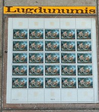 Planche Timbre N° 1652 25