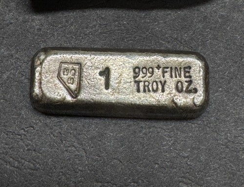 Vintage silver bar - oz, ✪