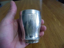 TIMBALE ARGENT MASSIF MINERVE - POINCON ORFEVRE MT - 101,77 GRAMMES