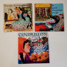 3 X 45 RPM 7'' VINYL DISQUES POUR ENFANTS