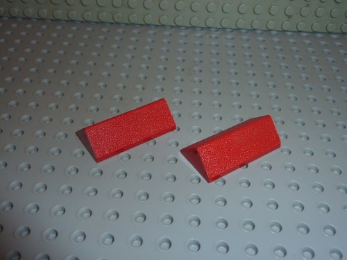 Lego red slope x4 double - x4,