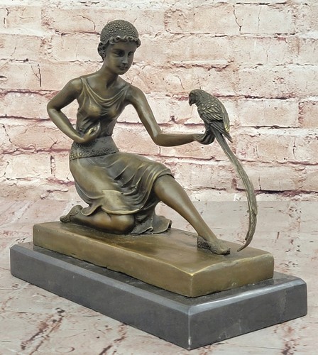 Pure bronze statue - pure, girl