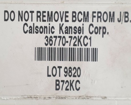 Bcm suzuki swift - bcm,
