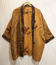 Veste Duster Kimono En Soie