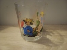 Ancien Verre Publicitaire A Moutarde Reims Kangourou Enfant. Asie/Chine