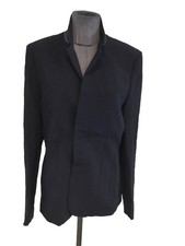 Superbe Et Authentique Veste Laine Lin Noire Jean Paul Gaultier 42 Jamais Porté 