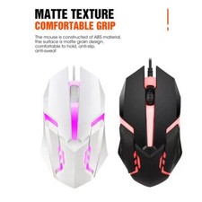 Souris de jeu filaire LED pour