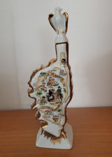 Bouteille en Porcelaine de Chauvigny - Forme Corse - Bouchon Aigle - Vintage