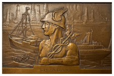 Superbe médaille art déco "