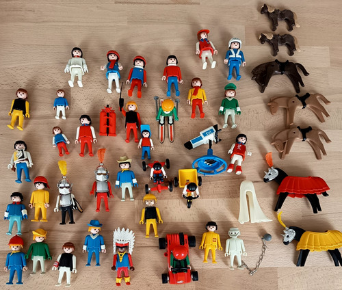 Playmobil personnages chevaux - personnages,