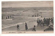 CPA 14 Publicitaire CIRAGE KIWI - RIVA BELLA : LA PLAGE (CALVADOS) NON ÉCRITE