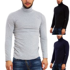 Pull Col Roulé Homme Manches