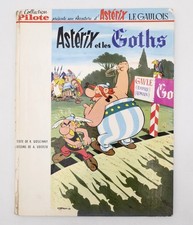 Astérix et les Goths - 1963 - 2e édition 3a - Dos blanc - 12 titre au 4e plat