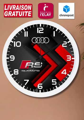 Horloge murale style - murale, "audi