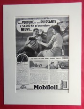Publicité de presse: Automobile Huile MOBILOIL 1938