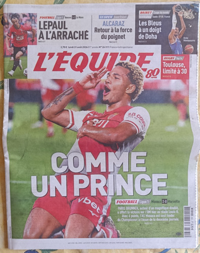 Journal équipe lundi - l’Équipe,