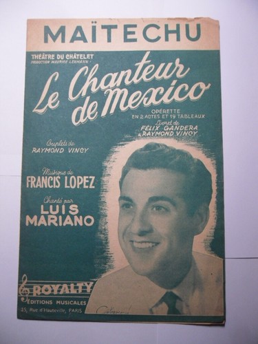Luis mariano partition - mariano,