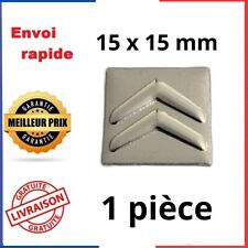Logo Citroen 15 mm Stickers Clefs Clé Emblème Autocollant en Aluminium x1 piece