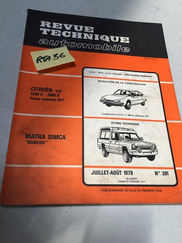 Revue technique automobile - revue,