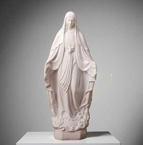 Statue vierge marie - la,