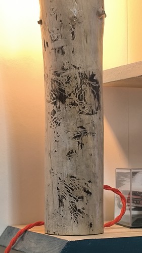 Lampe bois flotté - , en