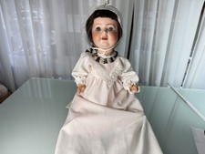 Poupée d'artiste ancienne tête porcelaine poupée 60 cm. État voir photo