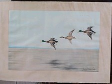 LITHOGRAPHIE LEON DANCHIN LES