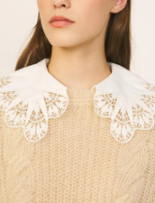 Sandro Paris Pull Femme Beige