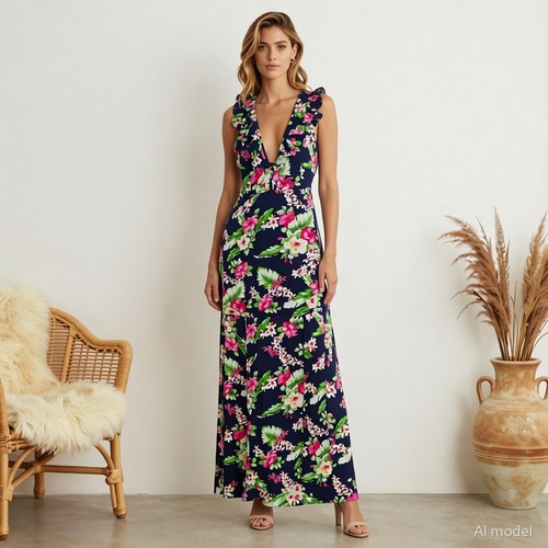 Soirée boho robe longue - soirée,