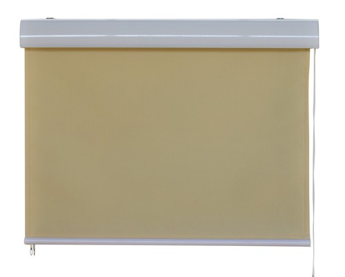 Store extérieur beige avec
