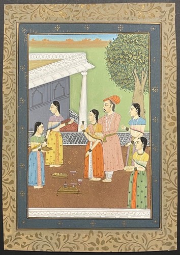 Inde miniature aquarelle type - inde,