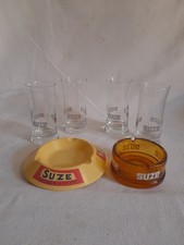 Lot de 2 cendriers Et 4 Verres