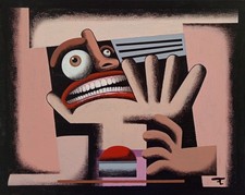 Art contemporain tableau peinture acrylique sur toile oeuvre originale signée 