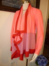NWT Misook Acrylic Orange Red