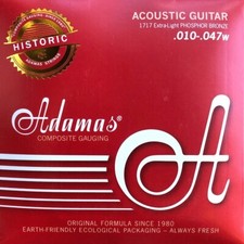 Guitare acoustique Adamas HISTORIC REISSUE PHOSPHOR BRONZE cordes LOT cordes