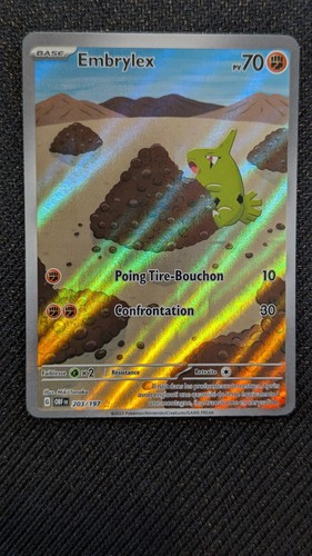 Carte pokémon embrylex - carte,