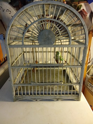 Vend cage oiseaux ancienne - oiseaux,