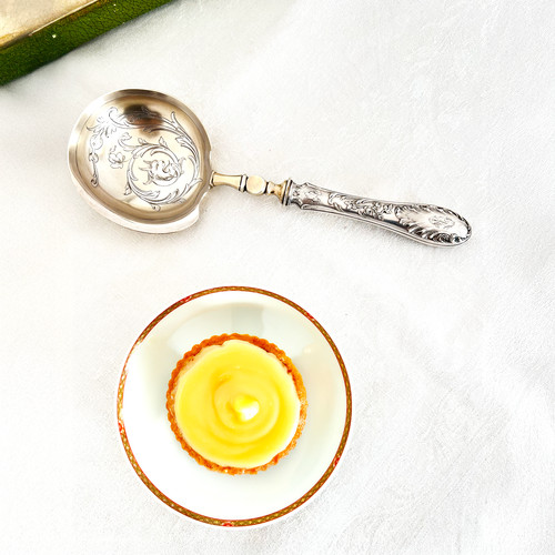 Louche crème argent - louche, à