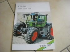 FENDT TRACTEUR XYLON 520. 522. 524