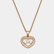 Collier pendentif en or rose