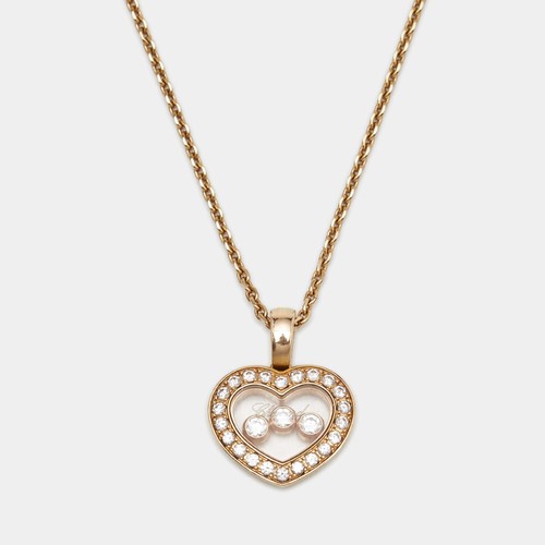 Collier pendentif rose - collier, en