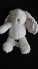 doudou peluche lapin blanc
