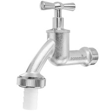 Robinet Exterieur Jardin, 1/2" à 3/4", raccord de tuyau & partie supérieure