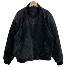 Blouson Bombers Croûte De Cuir Retourné Vintage 90’s